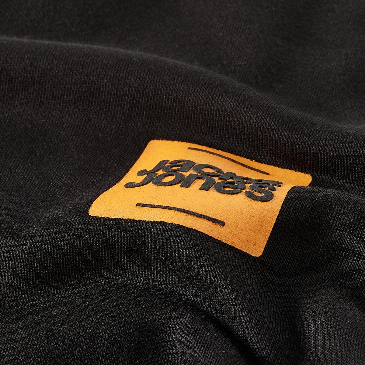 Jack&Jones Sweatshirt mit Label-Print schwarz