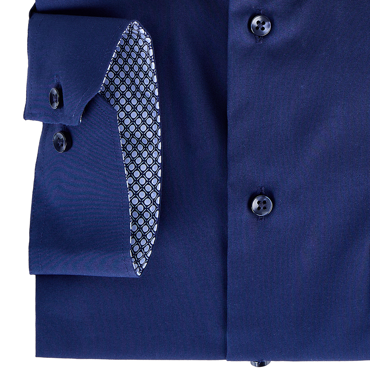 ETERNA Businesshemd, langarm, bügelfrei jeansblau