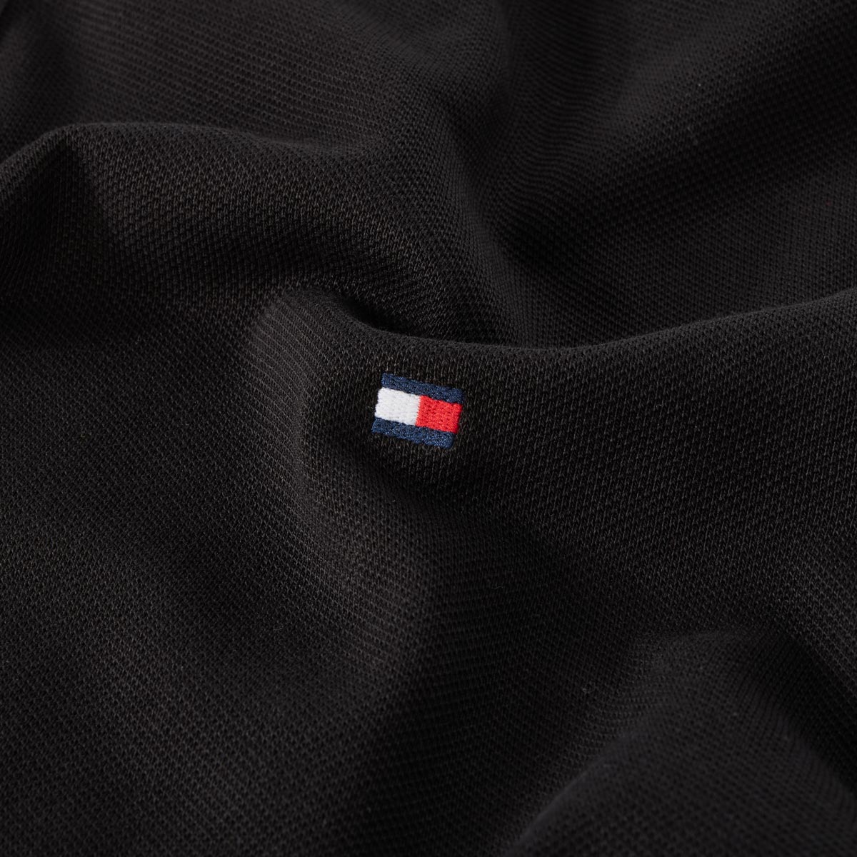 Tommy Hilfiger Poloshirt mit Stretch schwarz