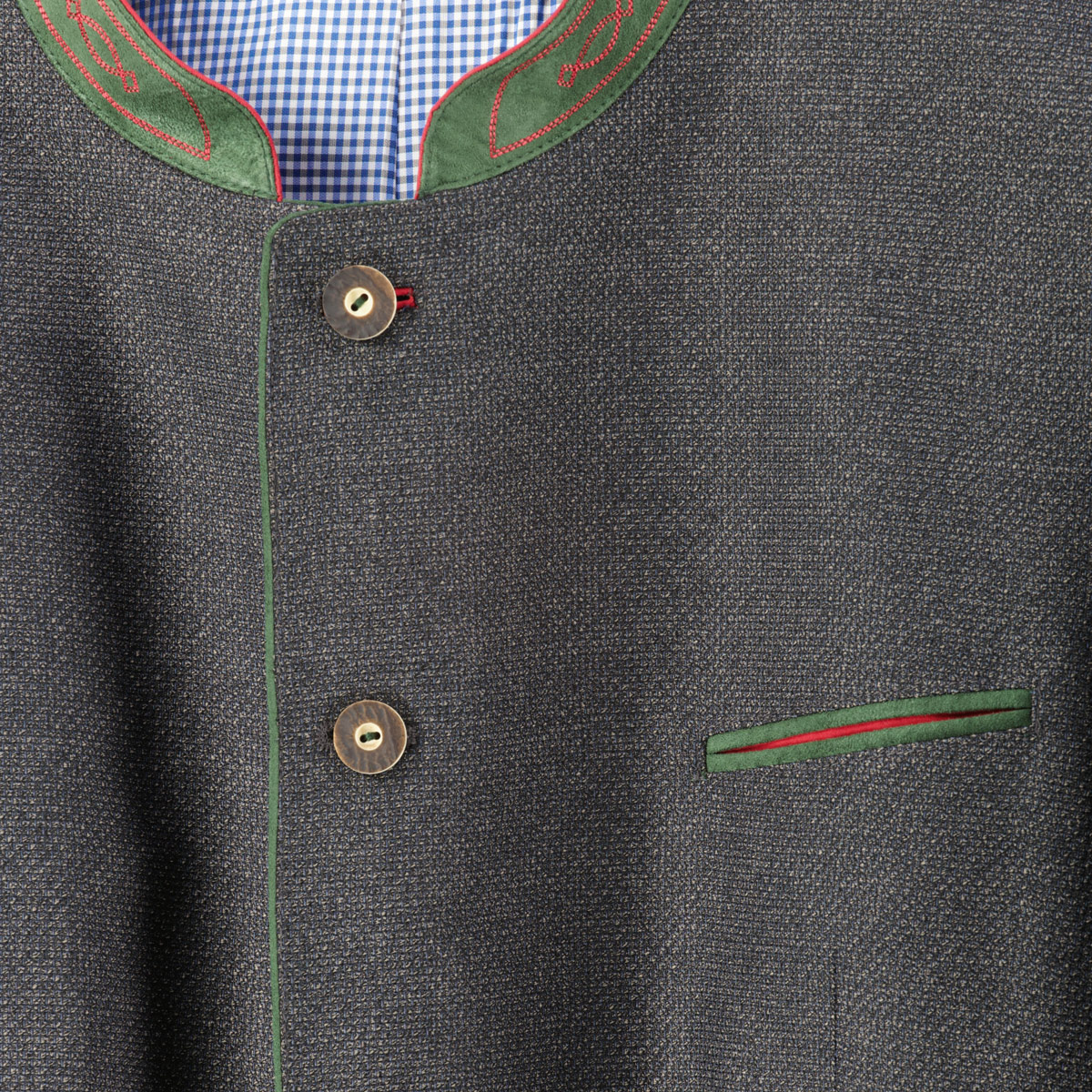 Weis Trachtenjanker "Erding" mit Stretch-Anteil dunkelgrau