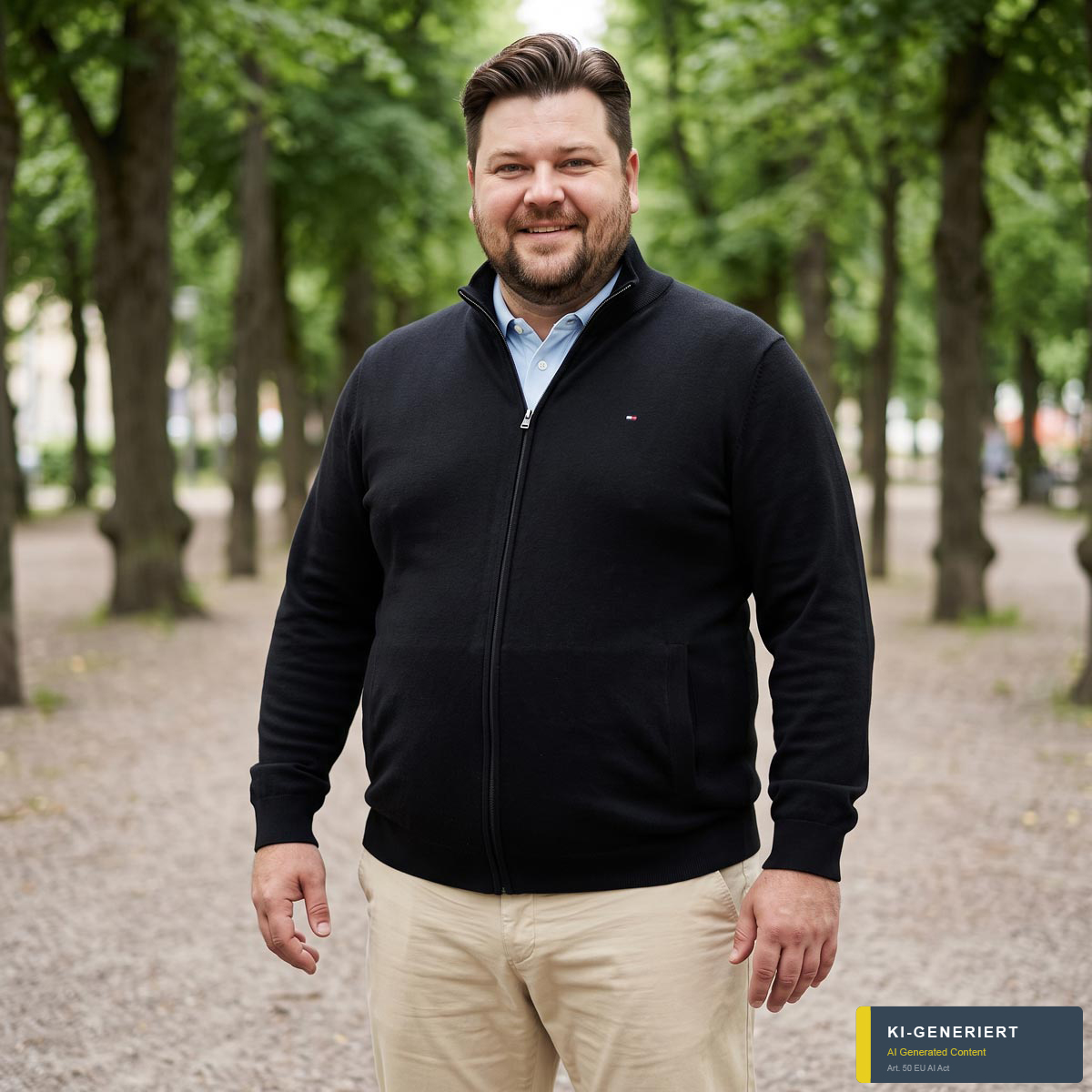 Tommy Hilfiger Strickjacke aus Baumwolle schwarz
