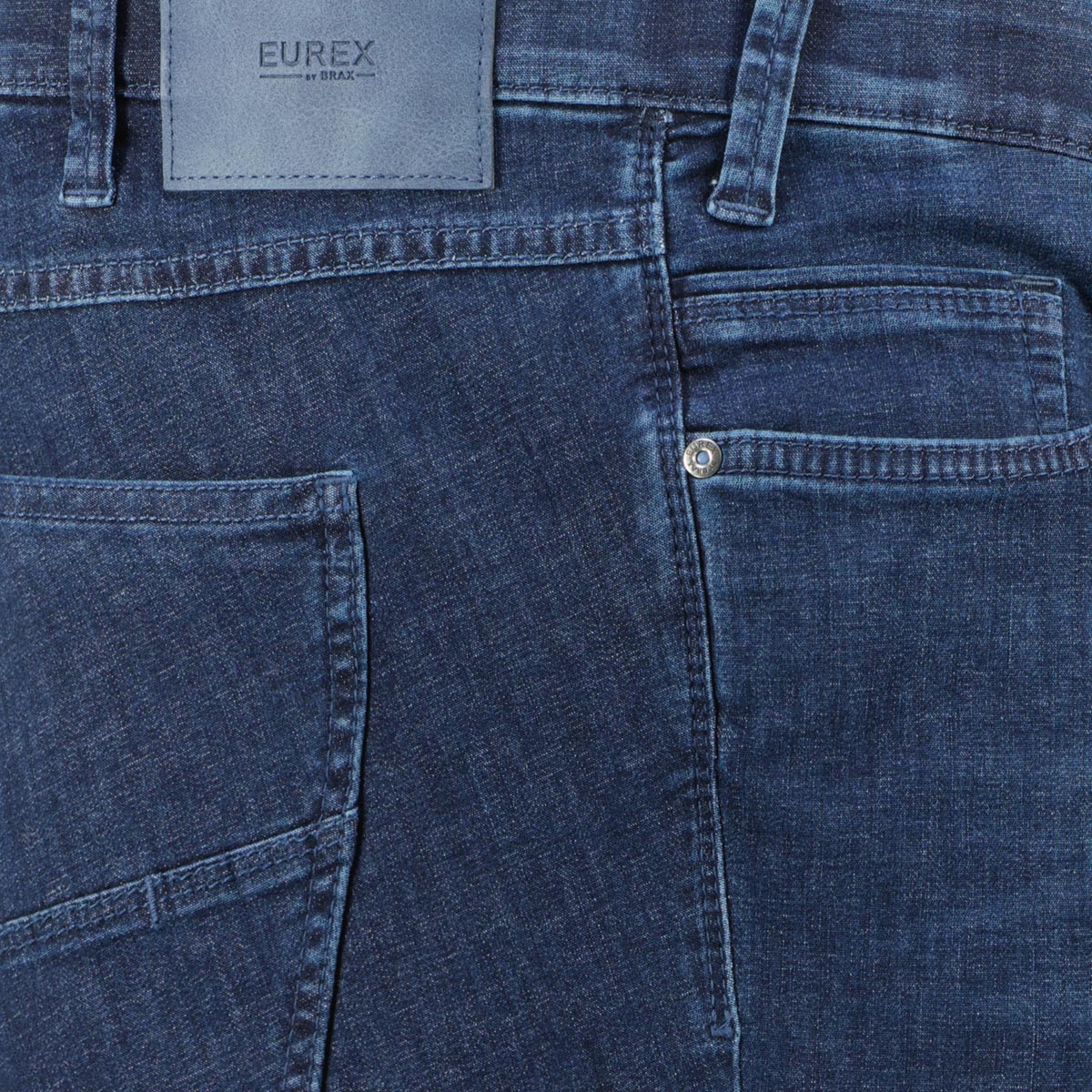 Eurex by Brax Stretch-Jeans "Luke", athletisch mittelblau