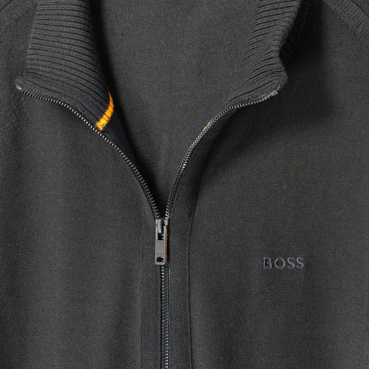 BOSS Strickjacke aus Wollmischung schwarz