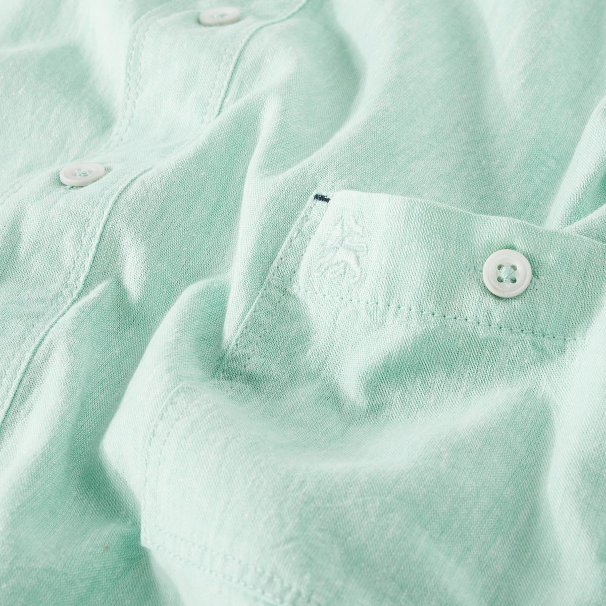 Lerros Freizeithemd mit Leinen mint