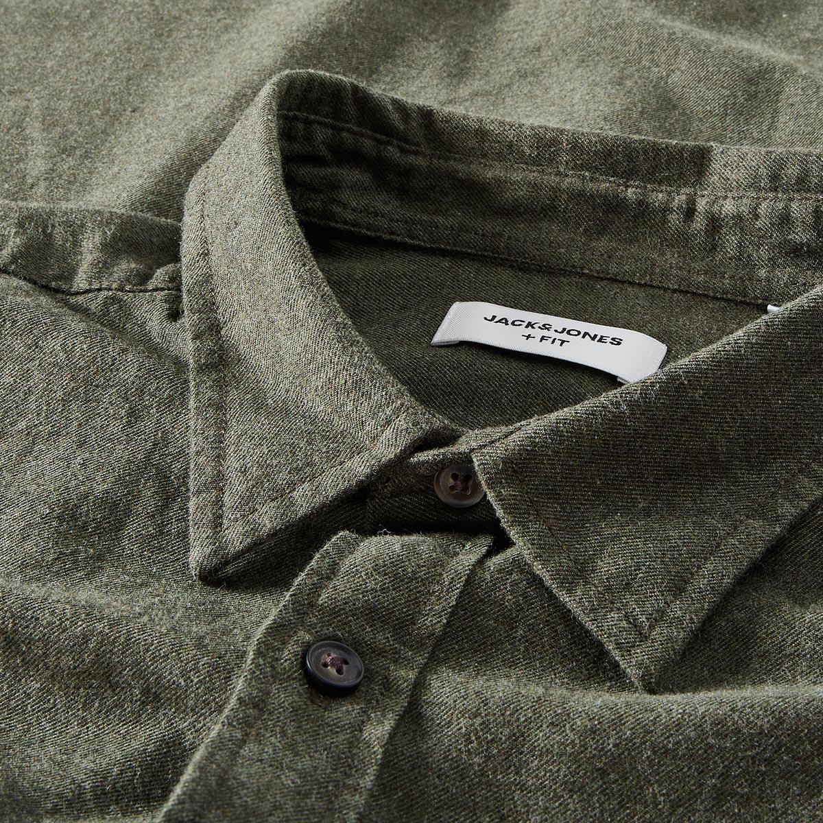 Jack&Jones Flanellhemd oliv