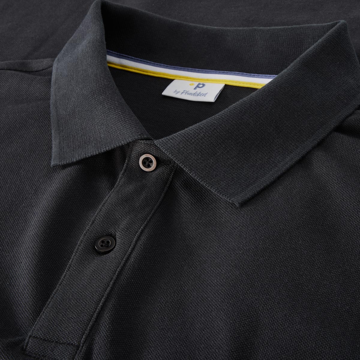 Pfundskerl Poloshirt aus Baumwolle schwarz