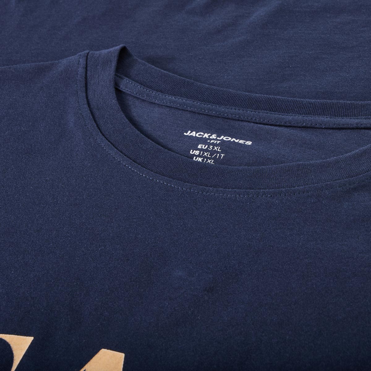 Jack&Jones T-Shirt mit Motiv-Print blau