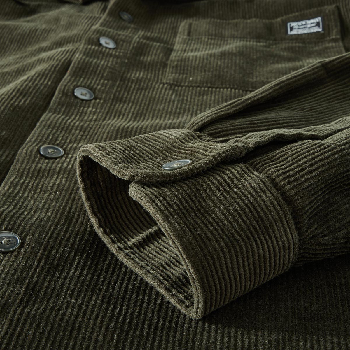 Jack&Jones Overshirt aus Cord oliv