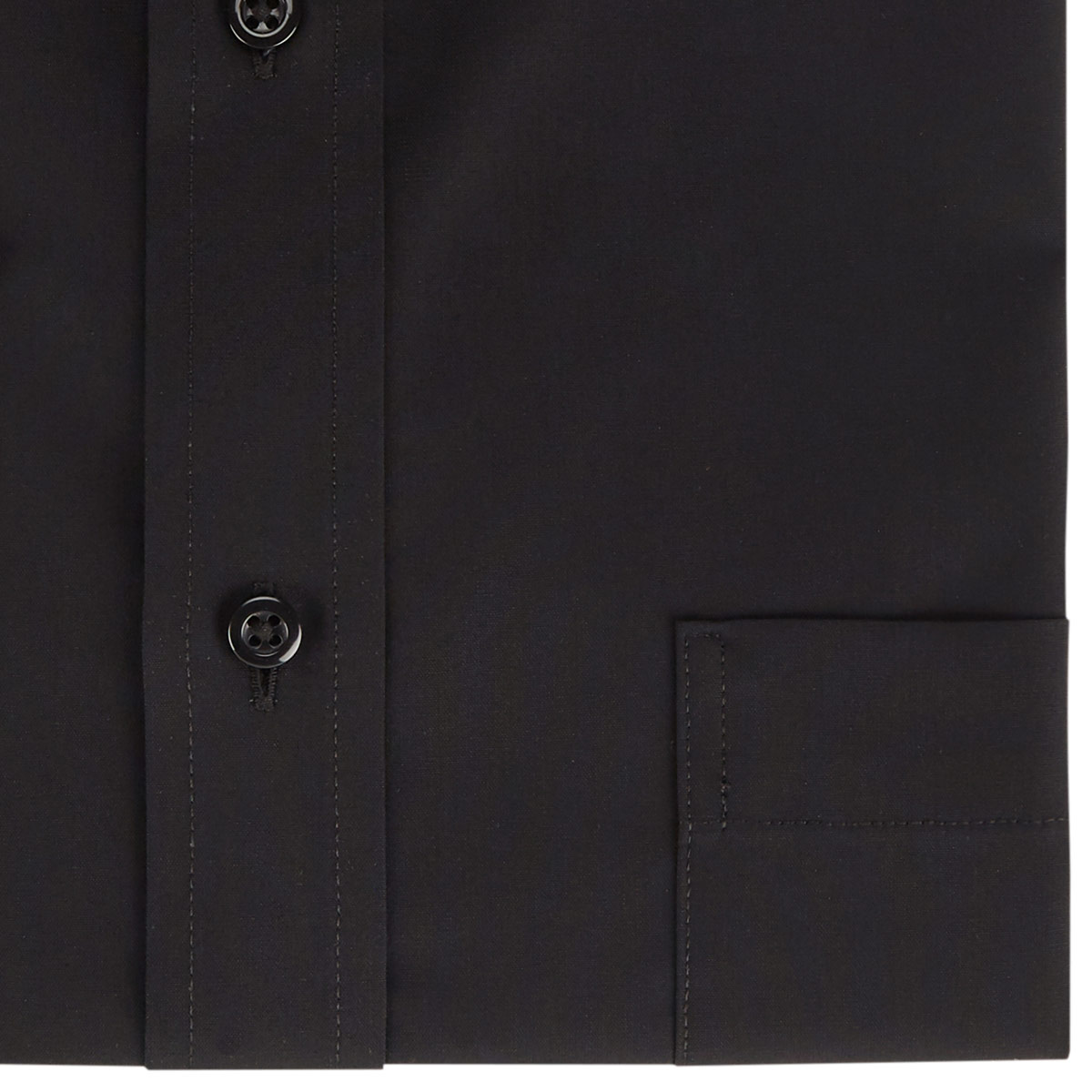 ETERNA Businesshemd aus Baumwolle, kurzarm schwarz