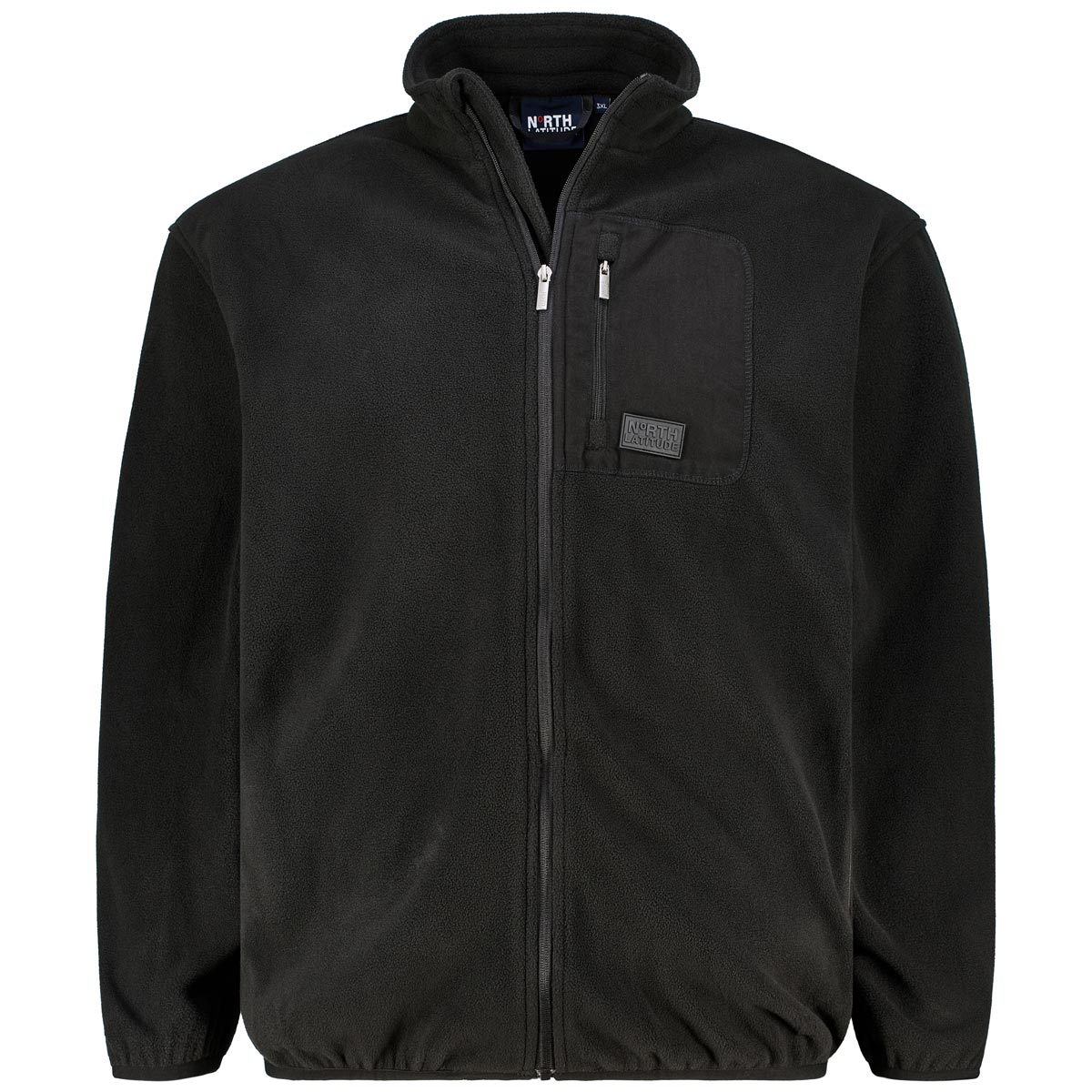 Fleecejacke mit Stehkragen