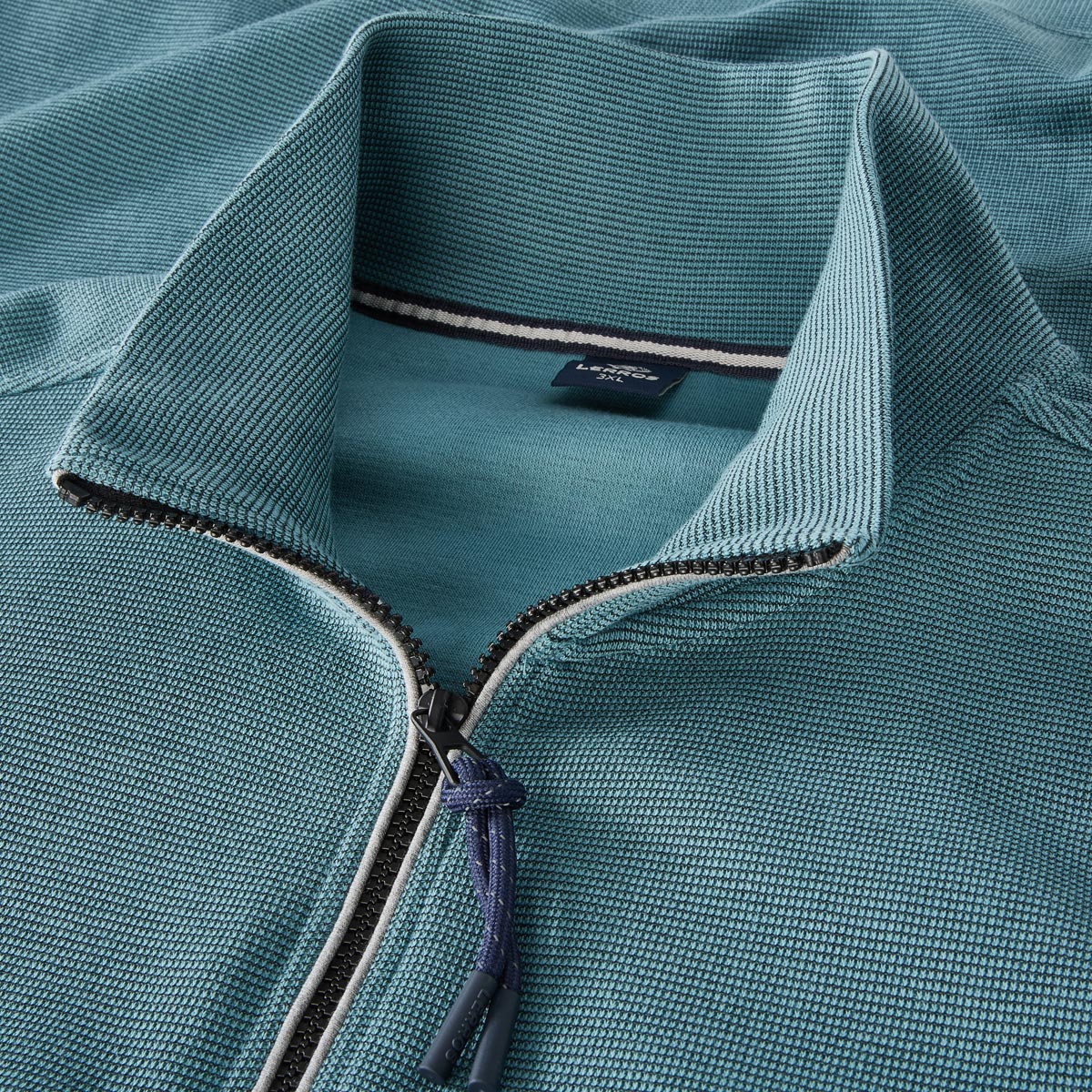 Lerros Sweatshirt aus Baumwolle türkis