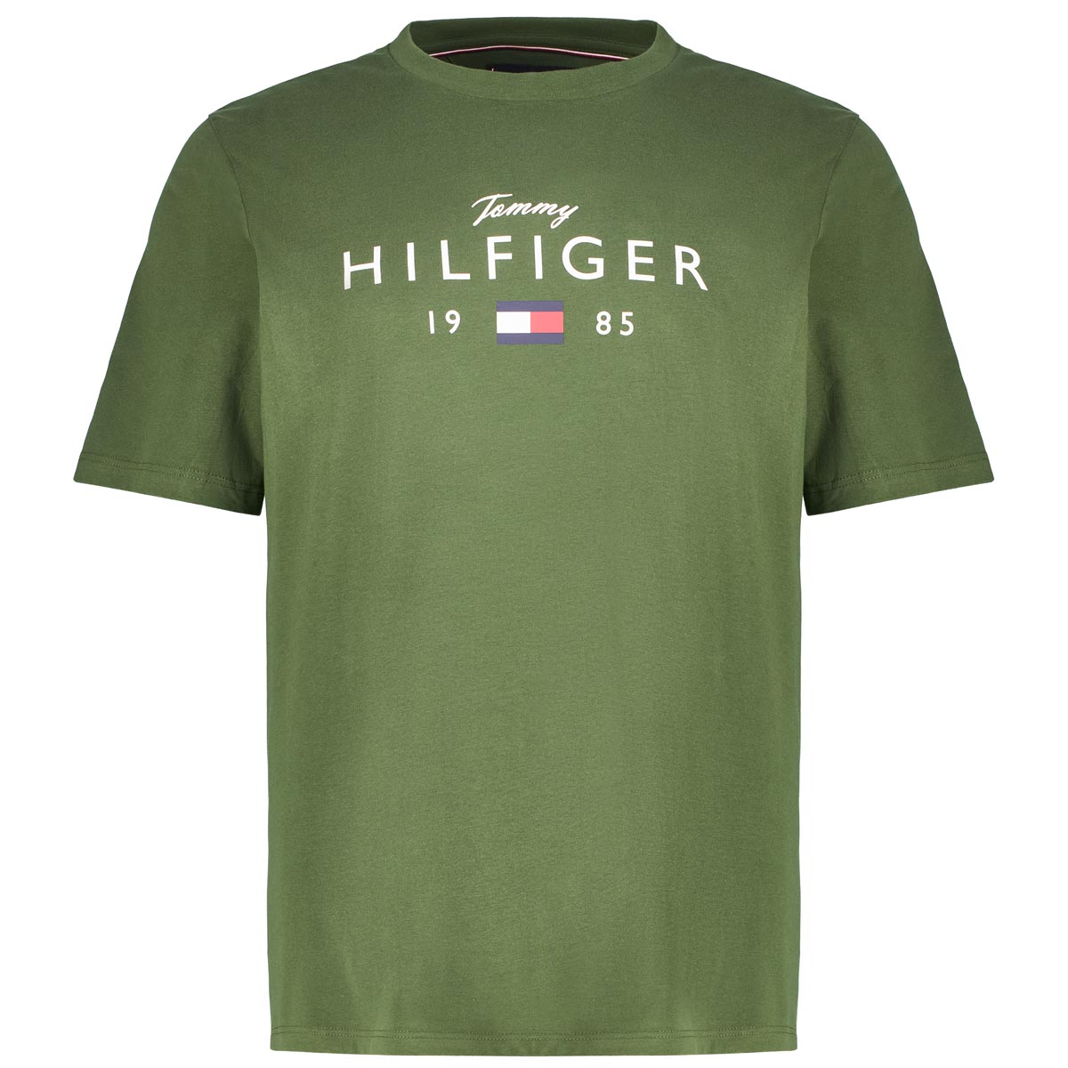 T-Shirt mit Label-Print