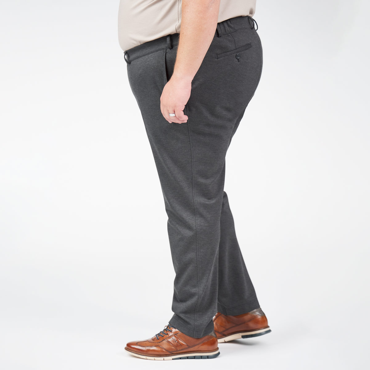 Eurex by Brax Stretch-Chinos "Thilo", Tapered Fit anthrazit