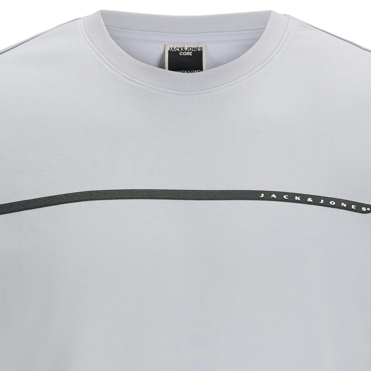 Jack&Jones T-Shirt mit Label-Print grau