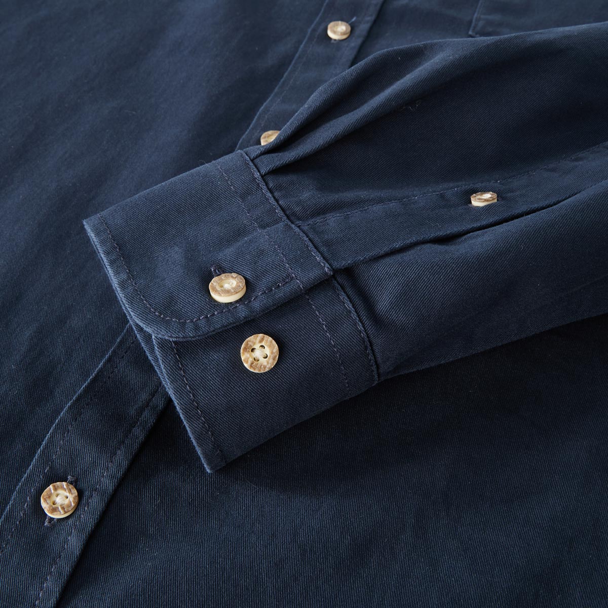 Pfundskerl Trachtenhemd aus Baumwolle dunkelblau