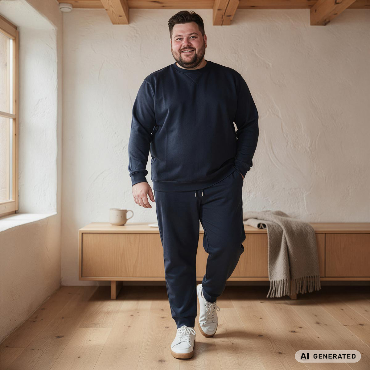 Pfundskerl Sweatshirt aus Baumwolle dunkelblau