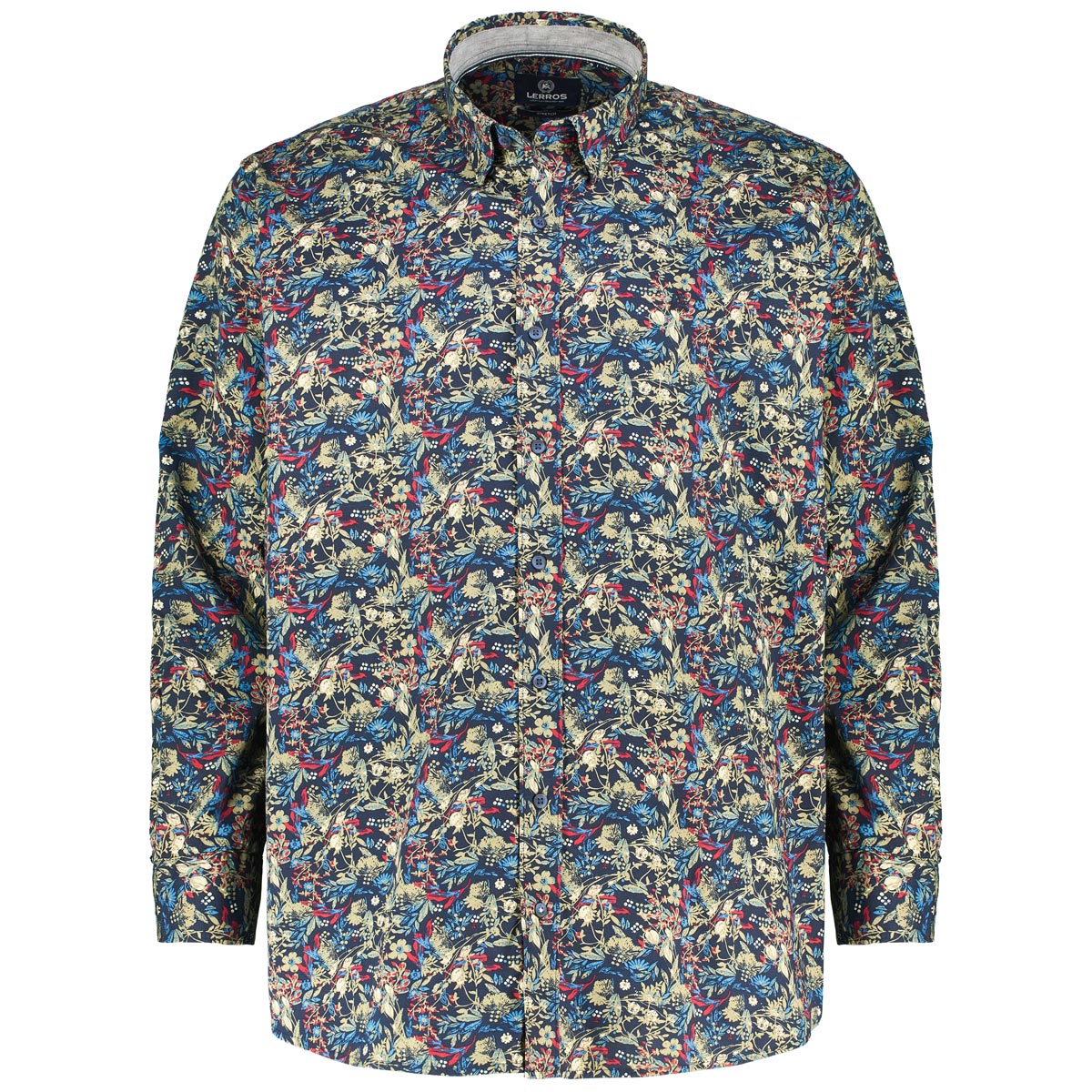 Lerros Freizeithemd mit Elasthan Farbe blau Größe: 5XL günstig online kaufen