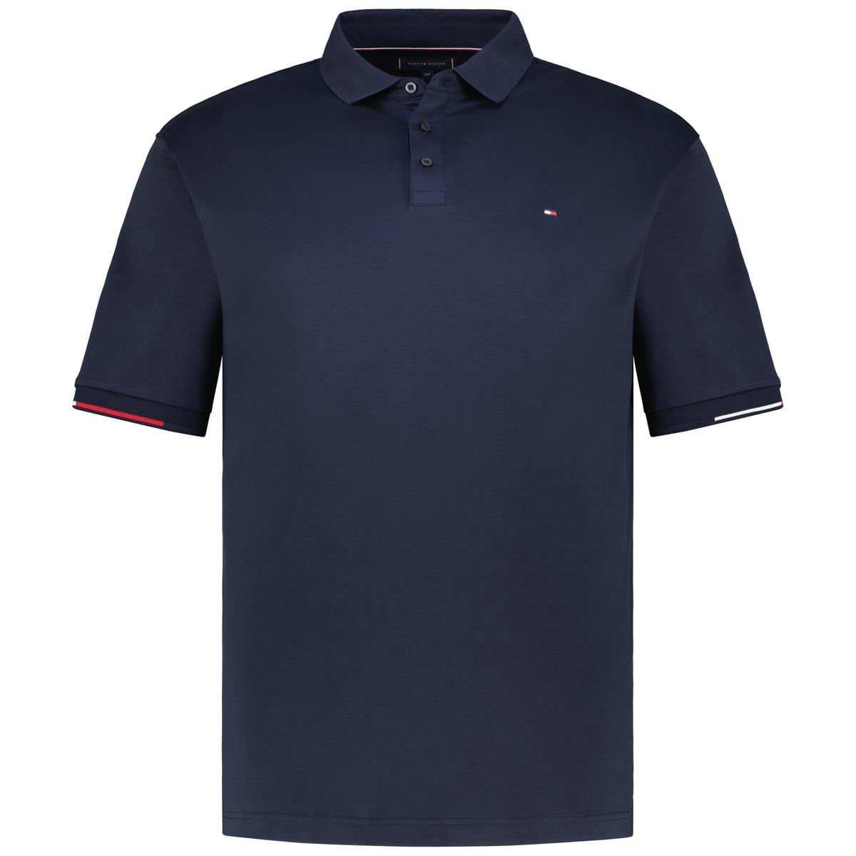 Tommy Hilfiger Poloshirt aus Baumwoll-Jersey Farbe marine Größe: 5XL günstig online kaufen