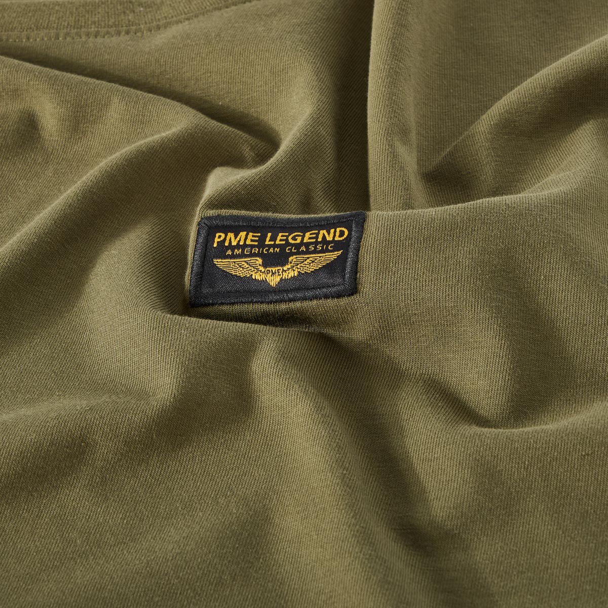 PME LEGEND T-Shirt mit Stretch grün