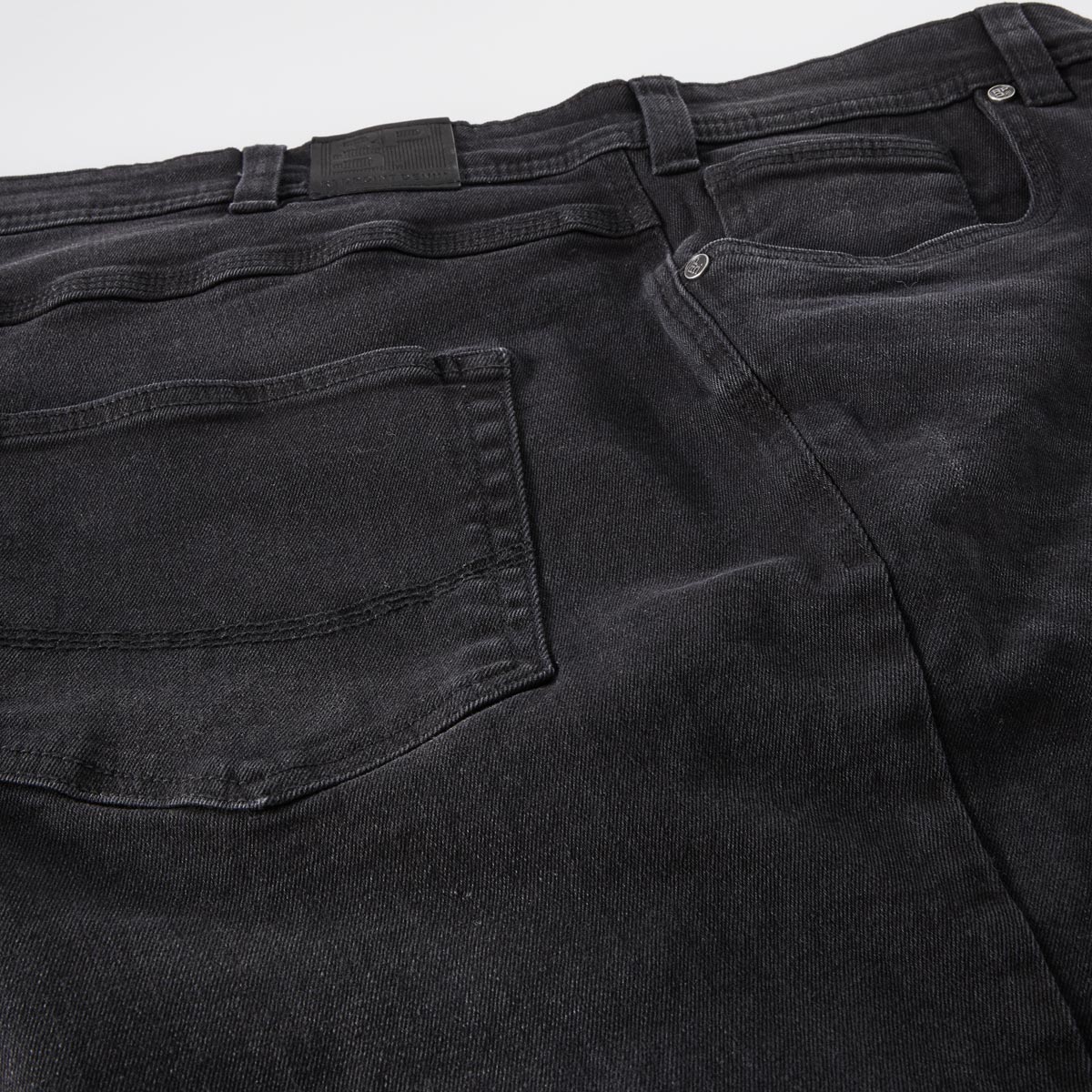 Redpoint Jeans-Shorts mit Stretch schwarz