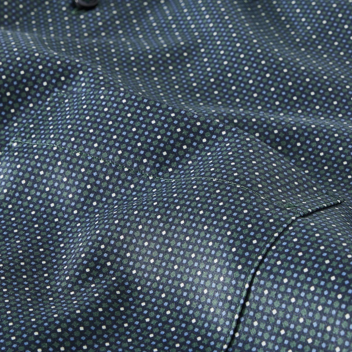 ETERNA Businesshemd mit Allover-Muster, bügelfrei grün