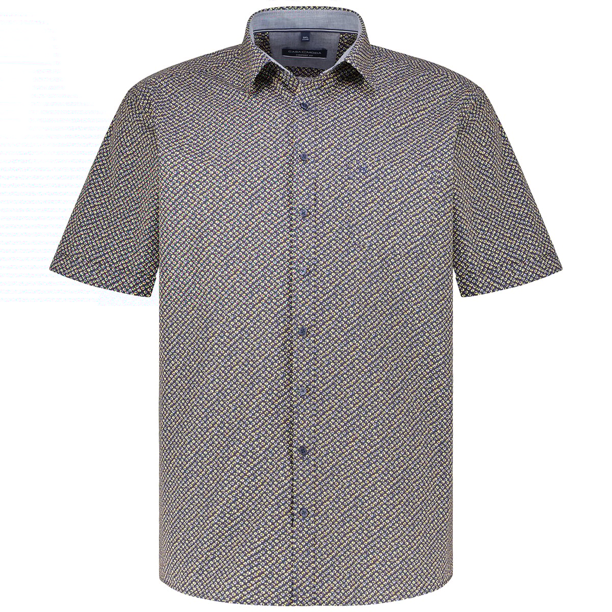 CASA MODA Freizeithemd mit Allover-Muster orange CASA MODA Freizeithemd mit Allover-Muster orange