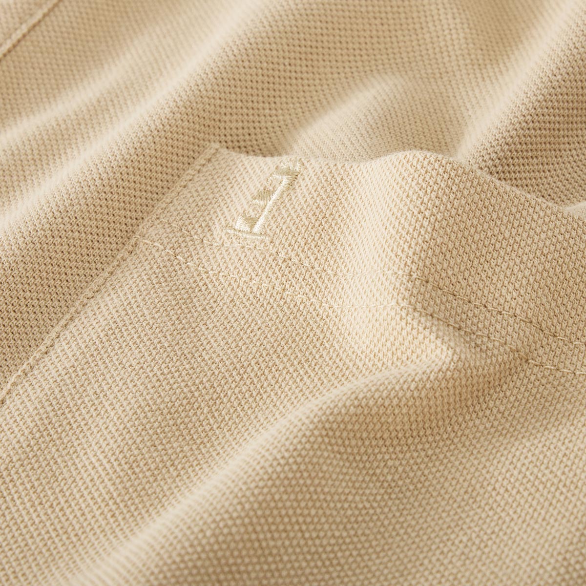 North Poloshirt aus Baumwolle sand