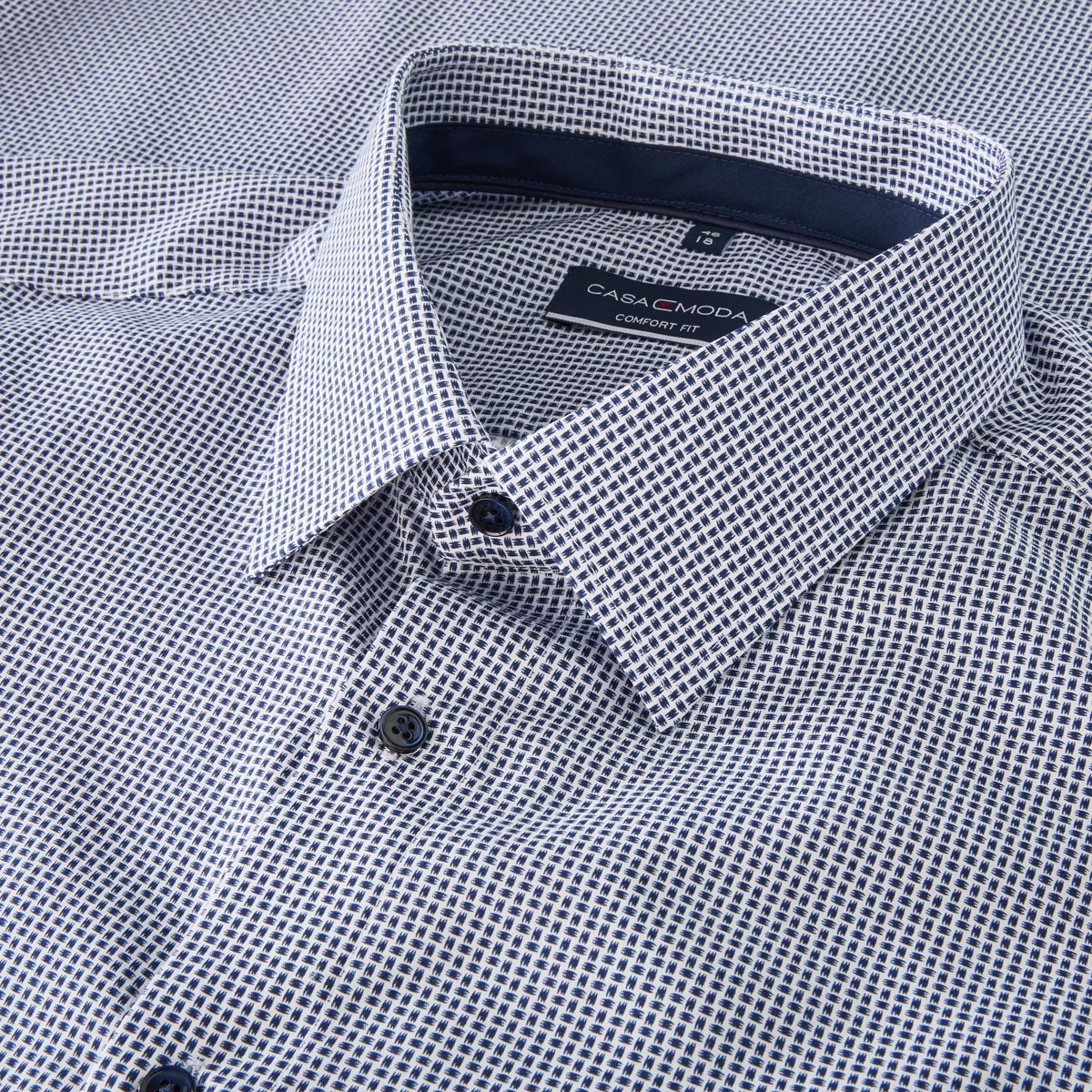 CASA MODA Businesshemd mit Karmouster blau