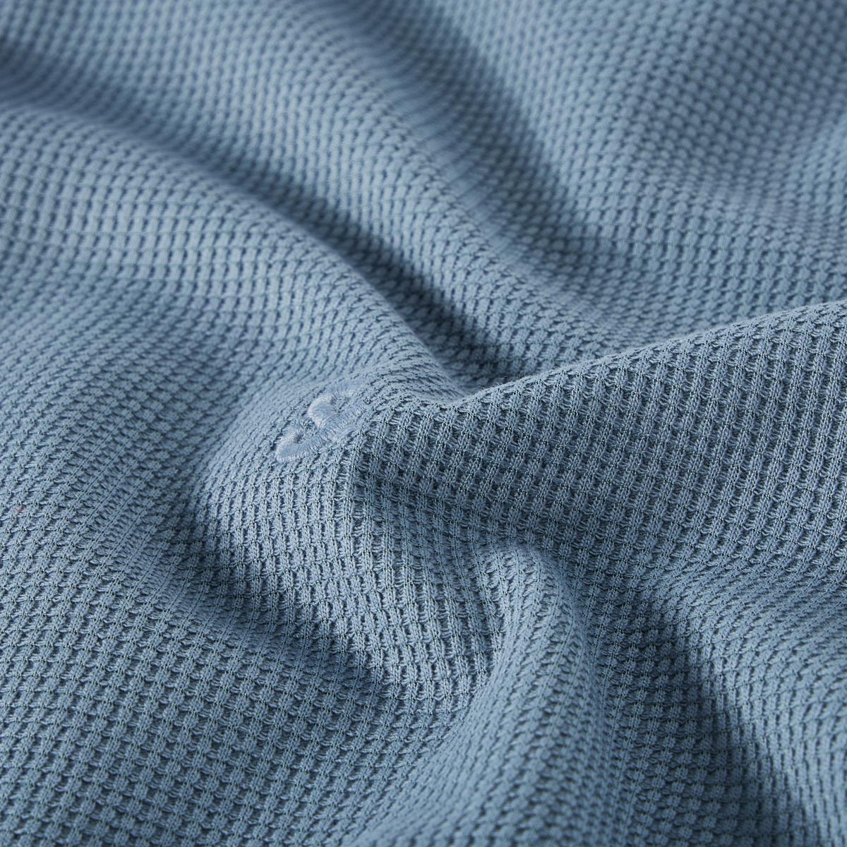 Jack&Jones Strick-Poloshirt mit Stretch graublau