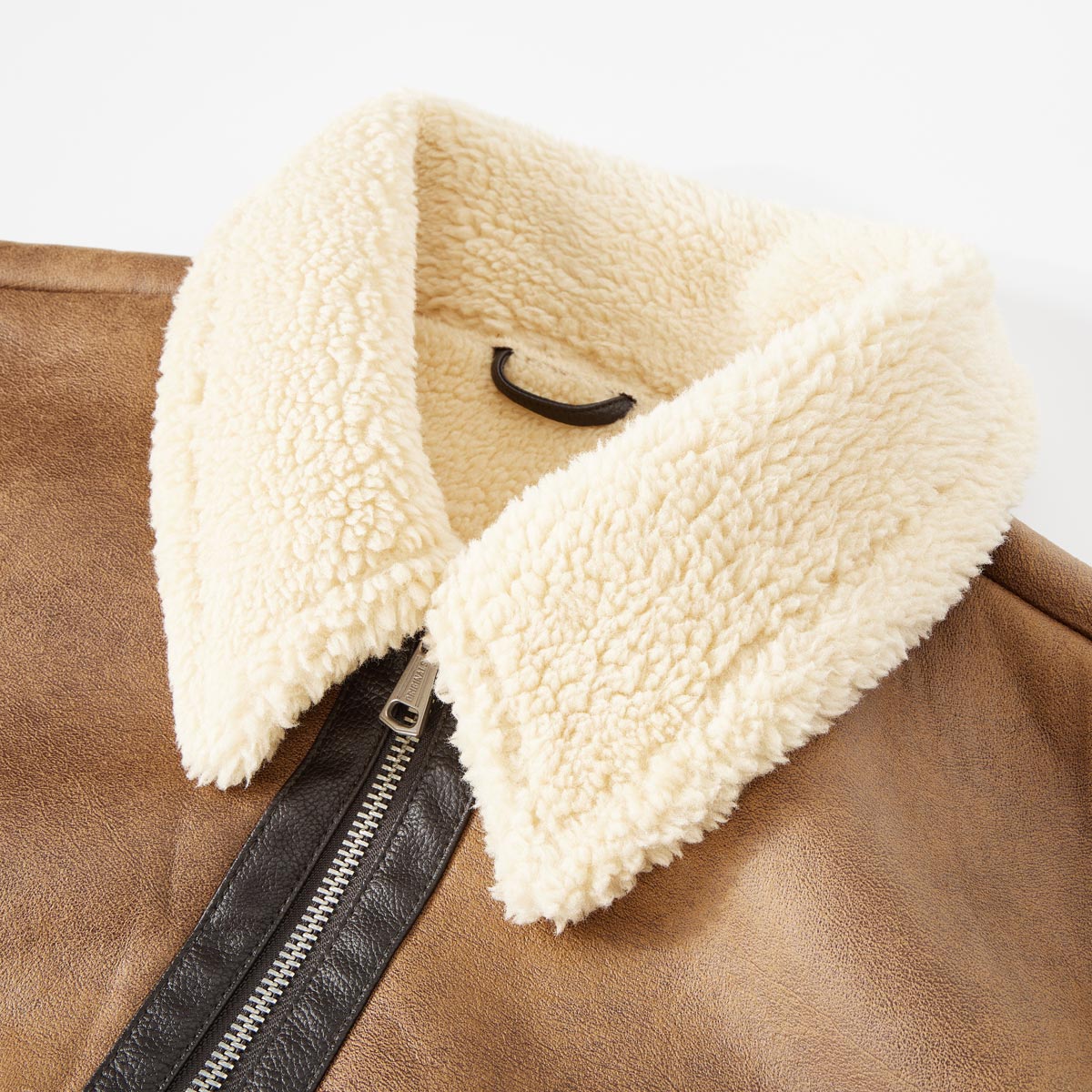 Jack&Jones Jacke mit Teddyfell braun