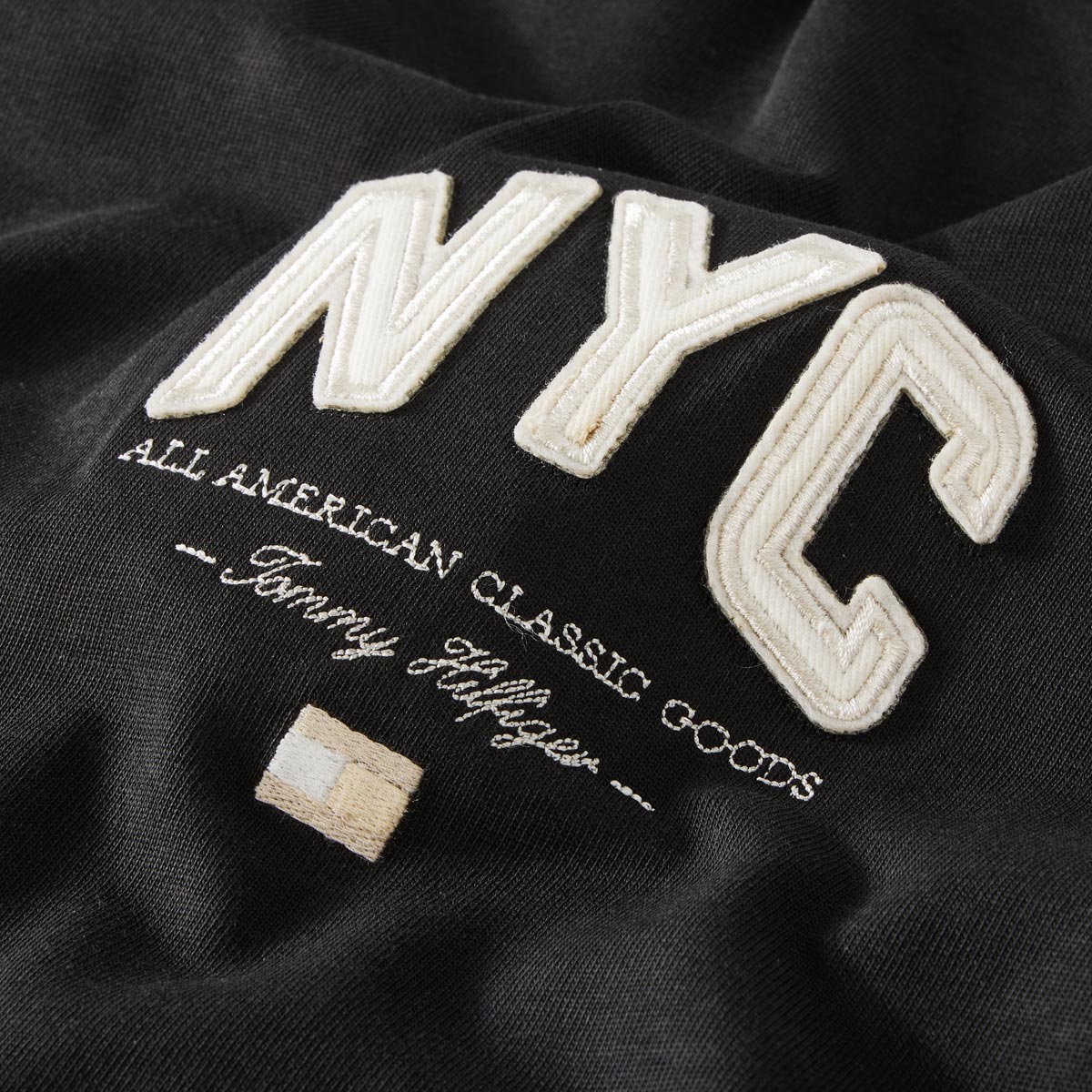 Tommy Hilfiger T-Shirt aus Baumwolle schwarz