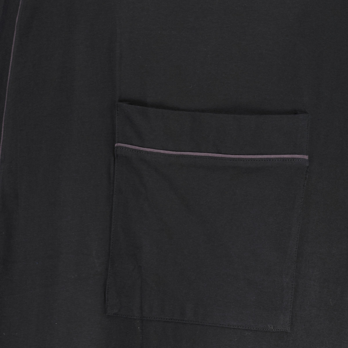 ADAMO Hausmantel aus leichtem Jersey schwarz