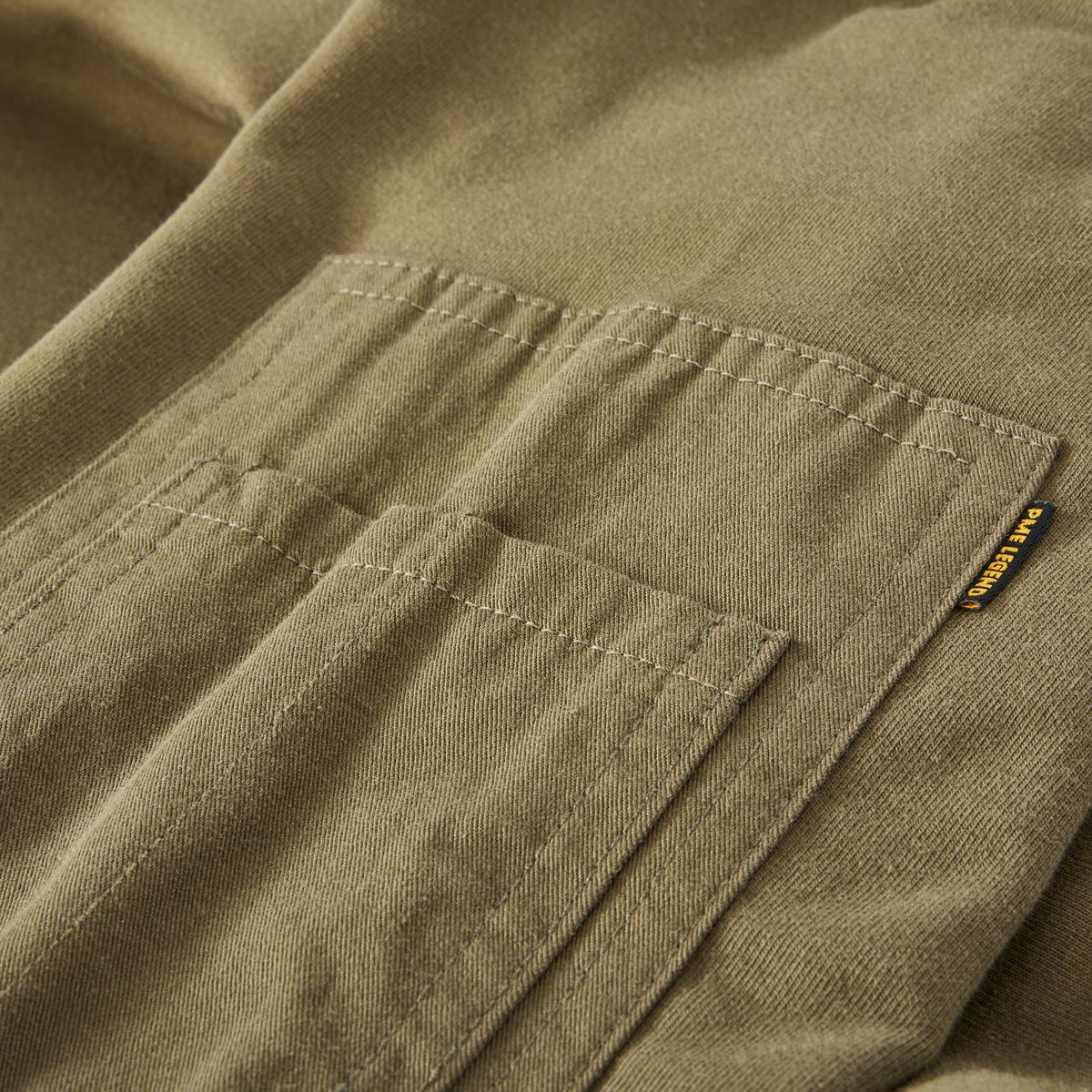 PME LEGEND Sweatshirt mit Elasthan grün