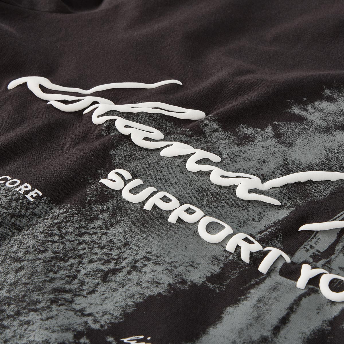 Jack&Jones T-Shirt mit Print auf Vorder- und Rückseite schwarz