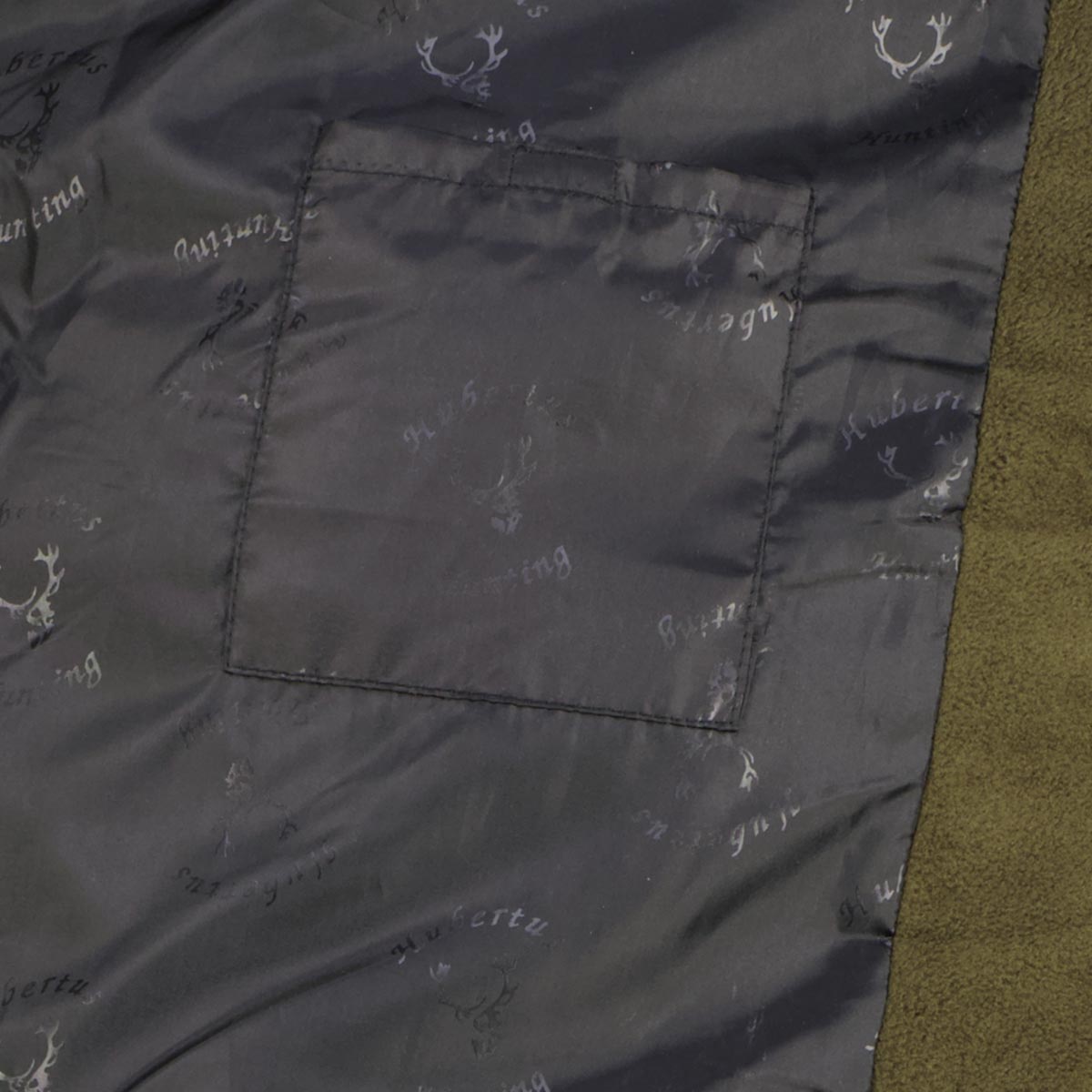 Hubertus Fleecejacke für die Jagd oliv