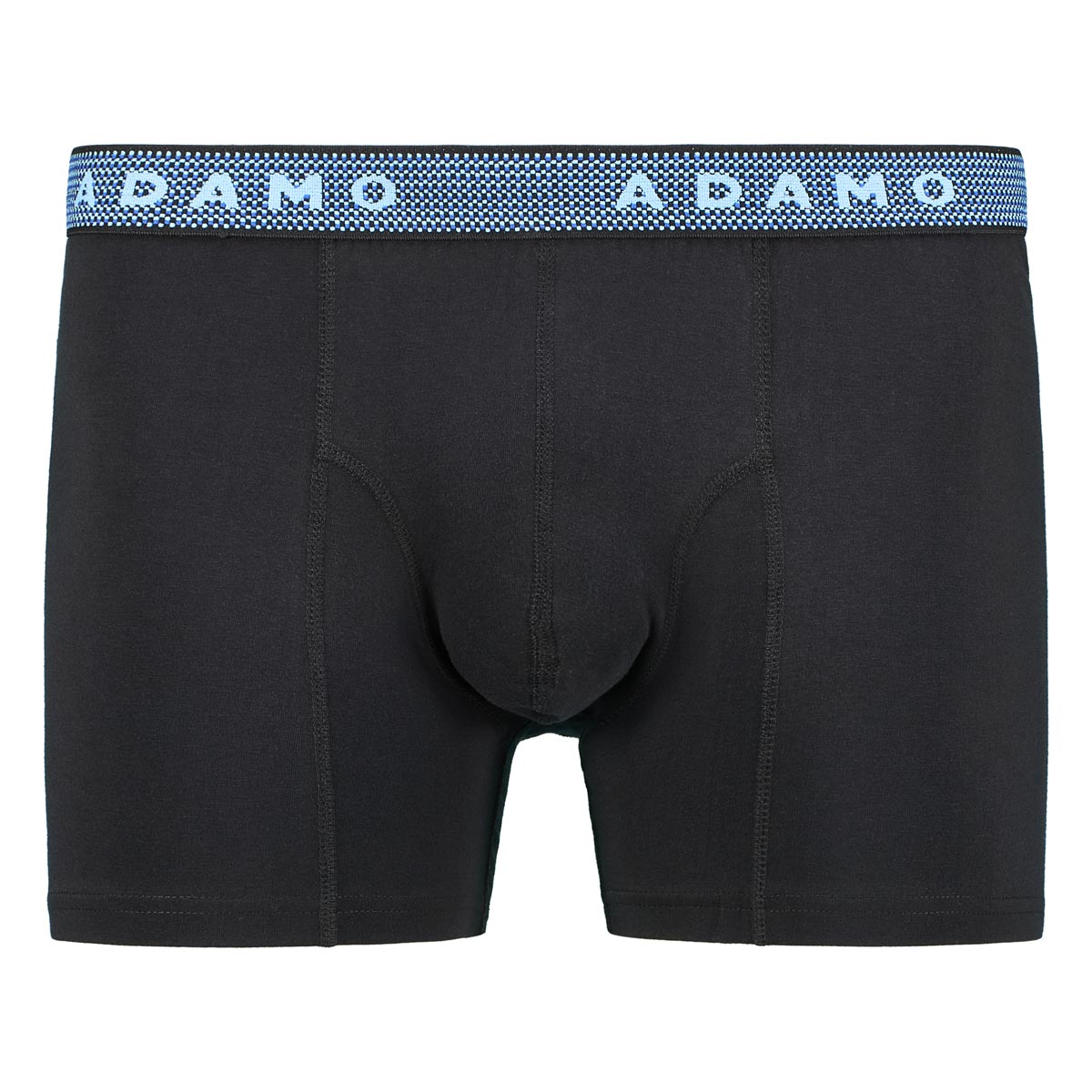 ADAMO 3er-Pack Pants mit Dehnbund und Logo-Schriftzug schwarz