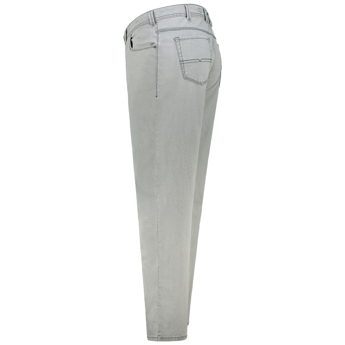 Pioneer Stretch-Baumwollhose "Thomas", Regular Fit grau