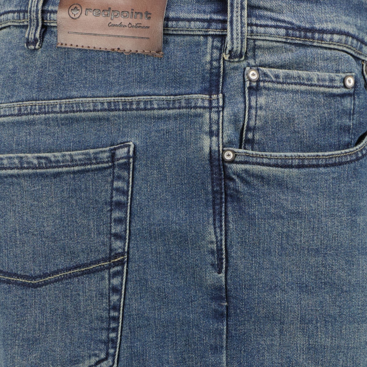 Redpoint Stretch-Jeans "Langley", Regular Fit jeansblau Redpoint Stretch-Jeans "Langley", Regular Fit jeansblau