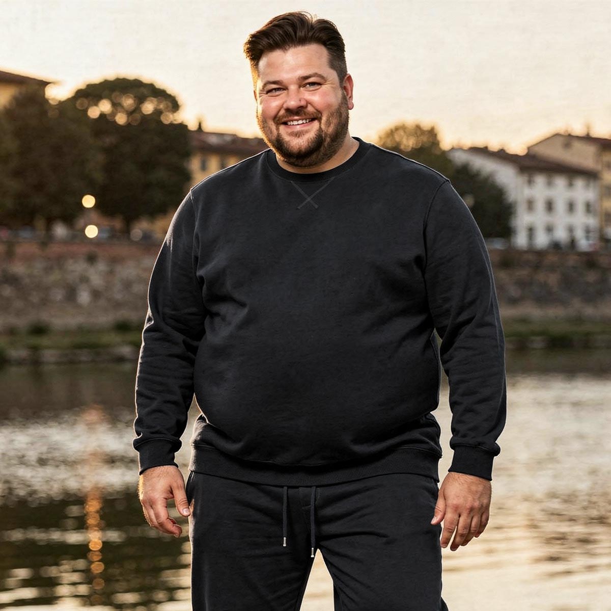 Pfundskerl Sweatshirt aus Baumwolle schwarz