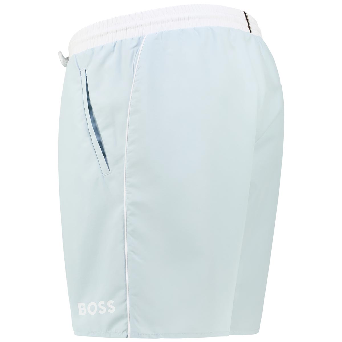 BOSS Badeshorts mit Taschen blau