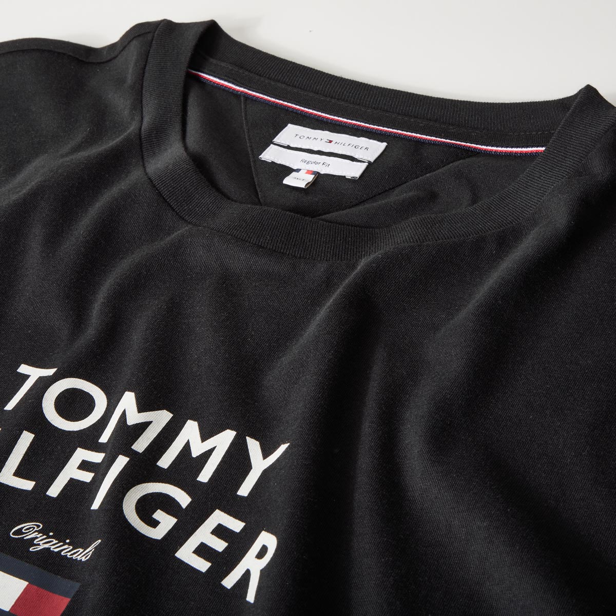 Tommy Hilfiger T-Shirt mit Print schwarz