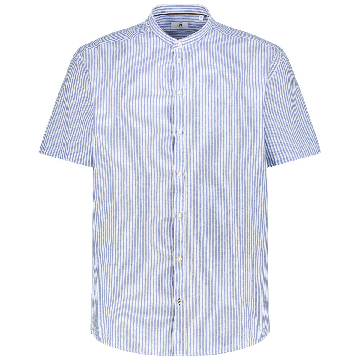 Pfundskerl Freizeithemd mit Leinen Farbe hellblau/weiß Größe: 8XL günstig online kaufen