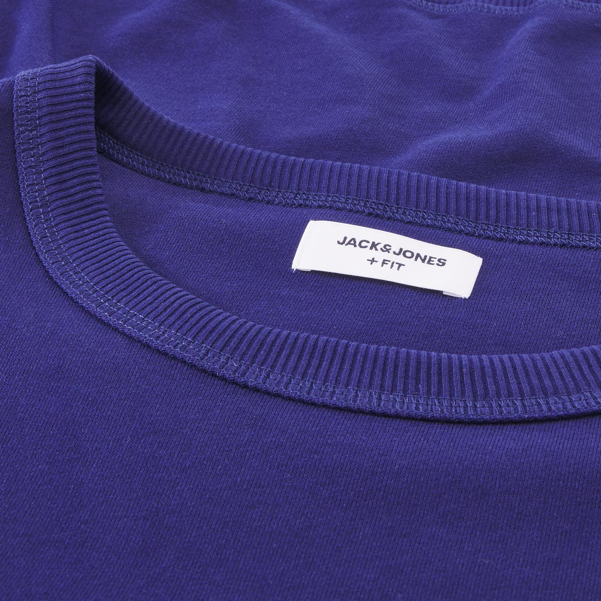 Jack&Jones Sweatshirt aus Baumwollmischung blau