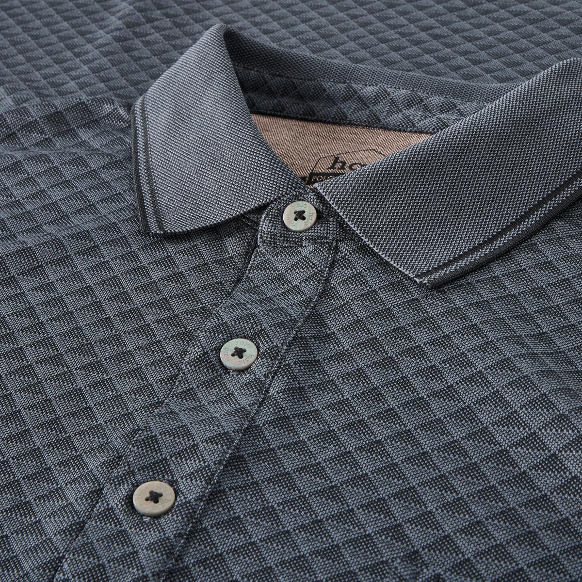 Hajo Poloshirt "Stay Fresh", bügelfrei schwarz