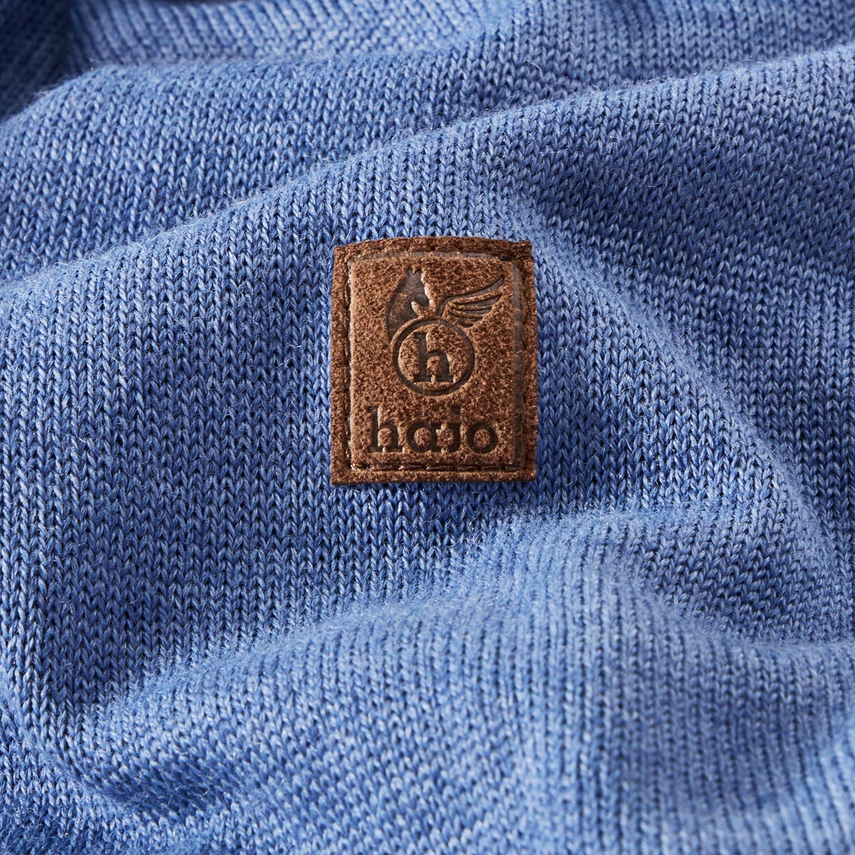 Hajo Feinstrickpullover "Smart Relaxx", hautsympathisch blau