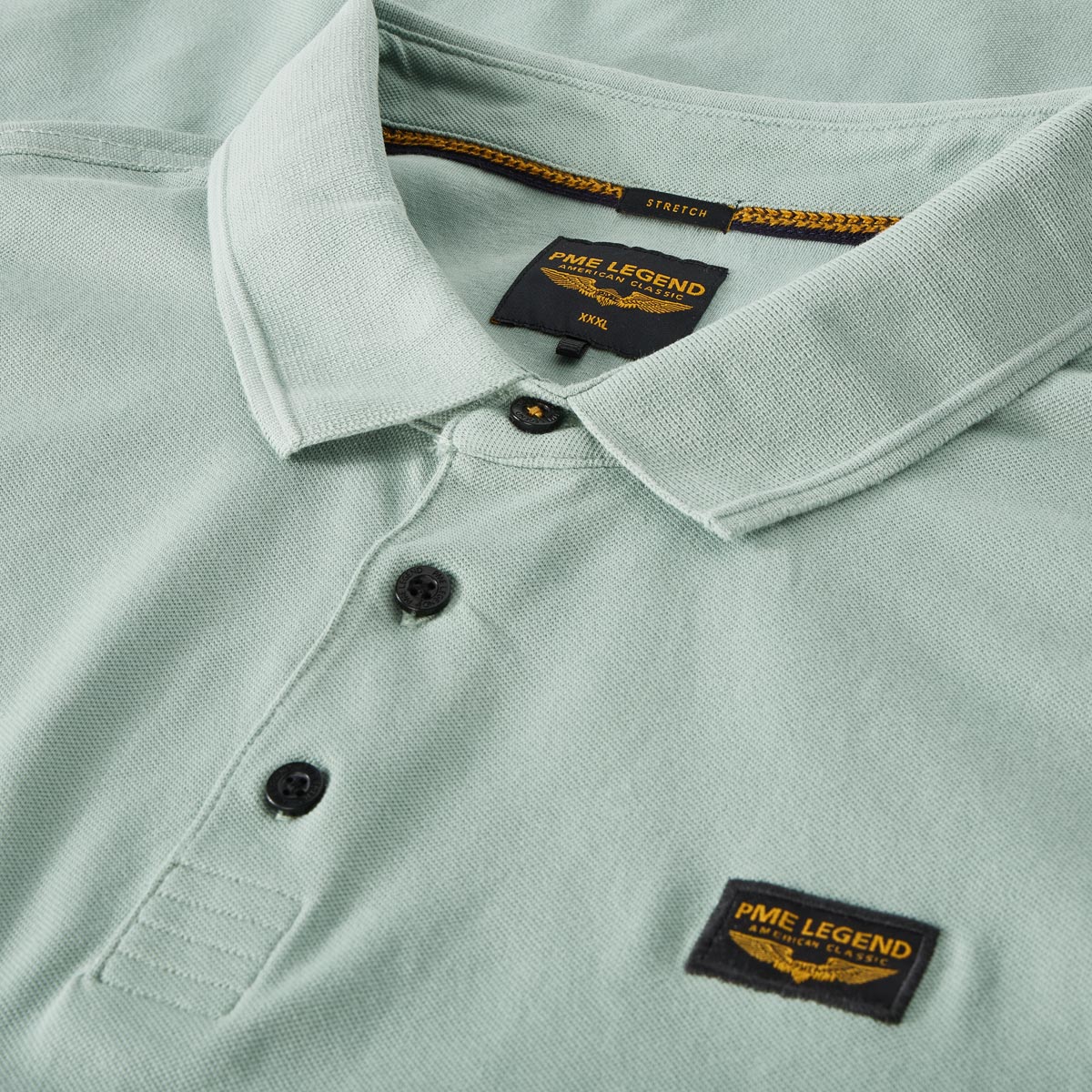 PME LEGEND Poloshirt mit Elasthan grün