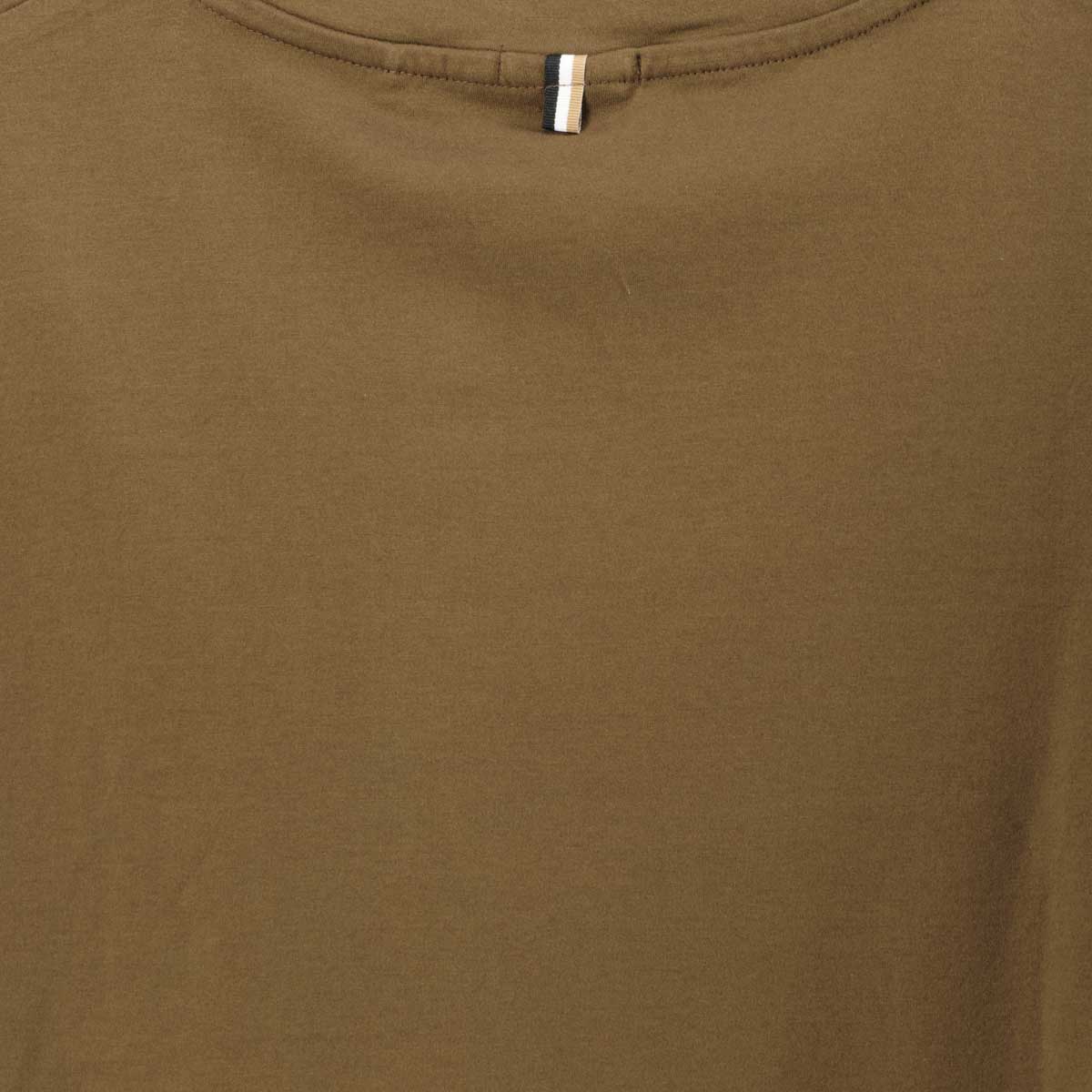 BOSS T-Shirt aus merzerisierter Baumwolle khaki