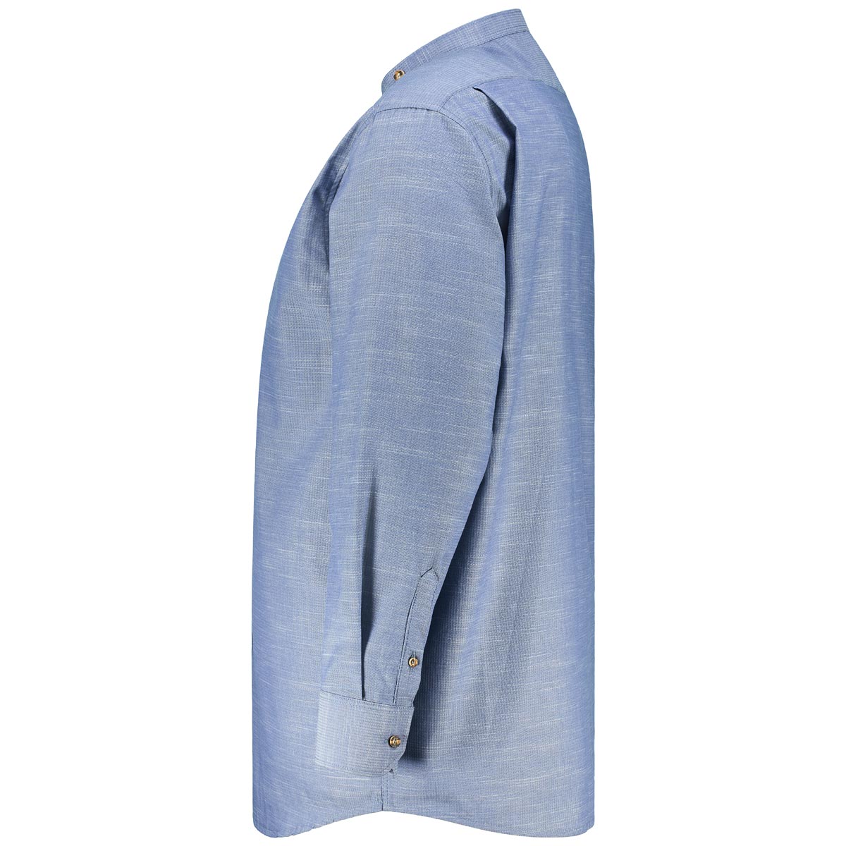 Orbis Trachtenhemd aus Baumwolle mittelblau