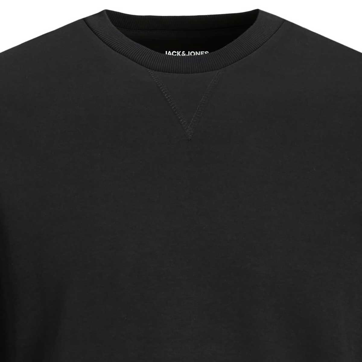 Jack&Jones Sweatshirt aus Baumwoll-Mix schwarz