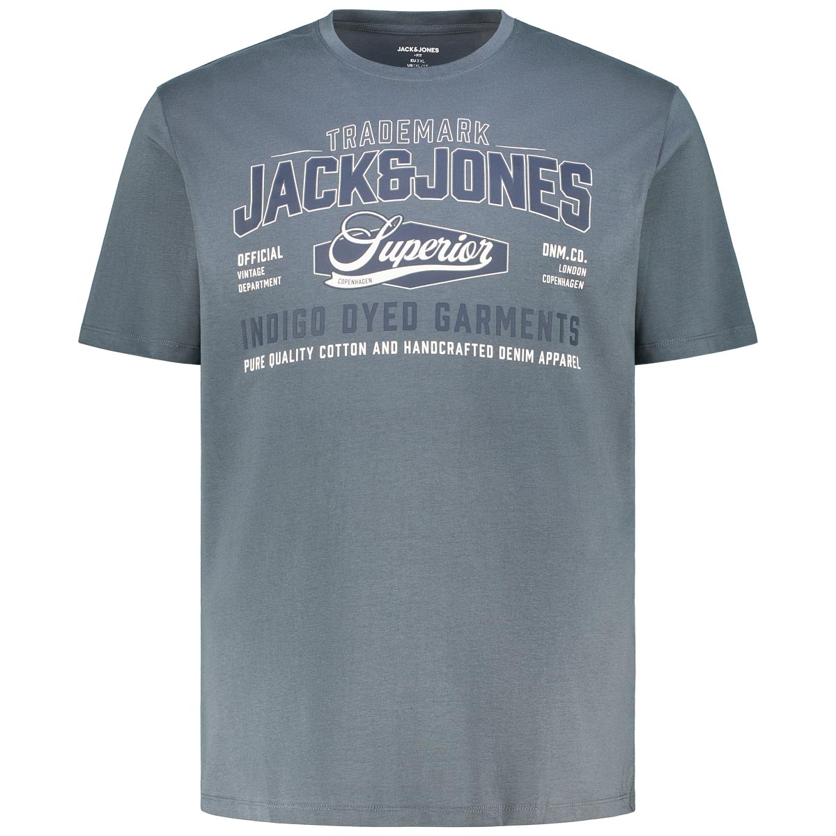 T-Shirt mit Label-Print